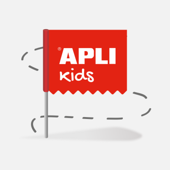 6 Jumbo Chalk Apli Kids