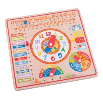 Calendar Clock Bigjigs Toys