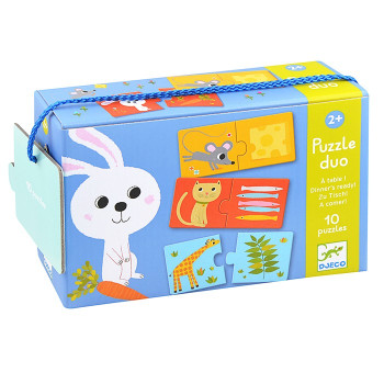 Puzzle Duo A tavola Djeco
