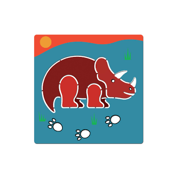 Stencil Dinosauri Djeco