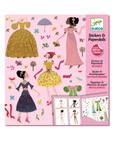 Stickers e Paperdoll Dresses Djeco