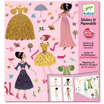 Stickers e Paperdoll Dresses Djeco