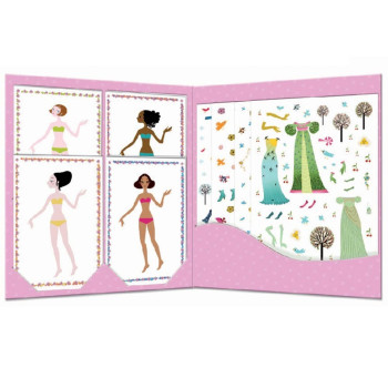 Stickers e Paperdoll Dresses Djeco