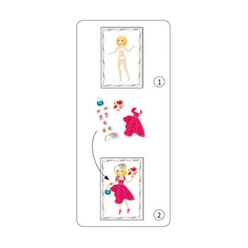 Stickers e Paperdoll Moda Djeco