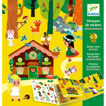 Histoires de Stickers La foresta Djeco