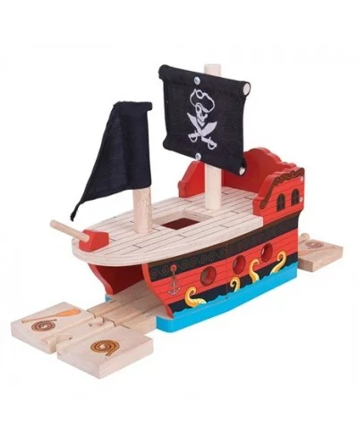 Galeone Pirati Bigjigs Train