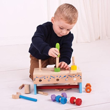 Banco/cassetta Attrezzi Bigjigs Toys