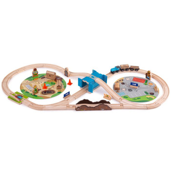 Construction Train Set Bigjigs Train