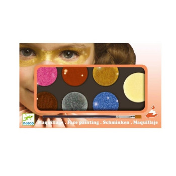 Colori da viso Metallic Djeco