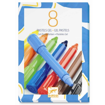 8 Pastelli Gel Djeco