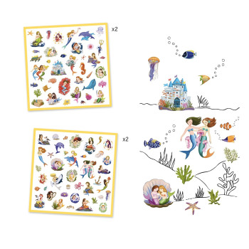 Stickers Sirene Djeco