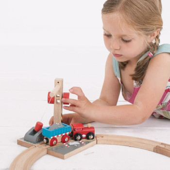 Gravel Crane Bigjigs Train