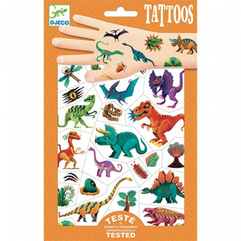 Tattoos Dinosauri Djeco