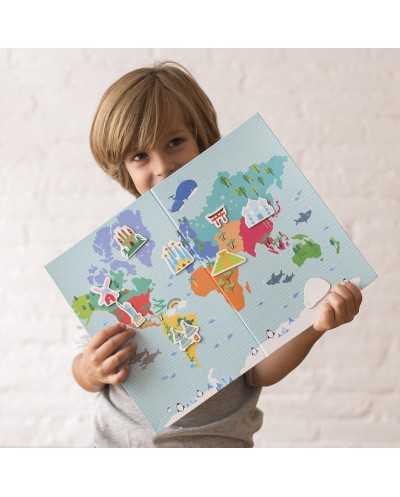World Map Apli Kids