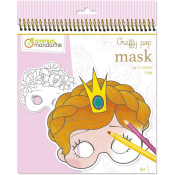 Coloro maschere Girl Avenue Mandarine
