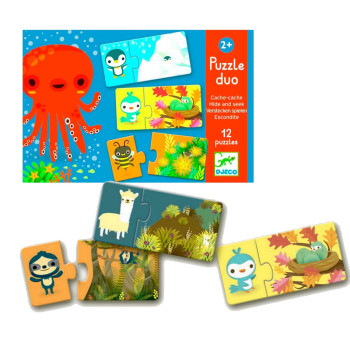 Puzzle Duo Nascondino Djeco