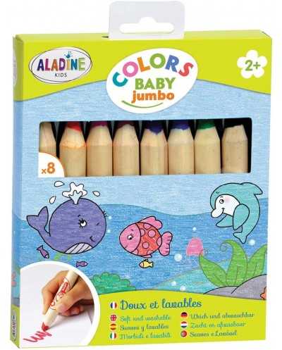 8 Colors Baby Jumbo Aladine Kids
