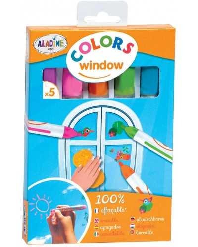 5 Colors Window Aladine Kids