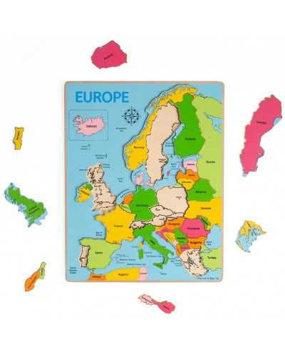 Puzzle Europa Bigjigs Toys