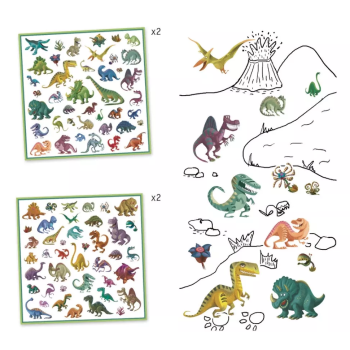 Stickers Dinosauri Djeco