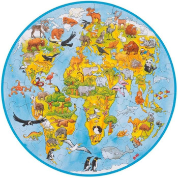 Puzzle XXL il mondo Goki