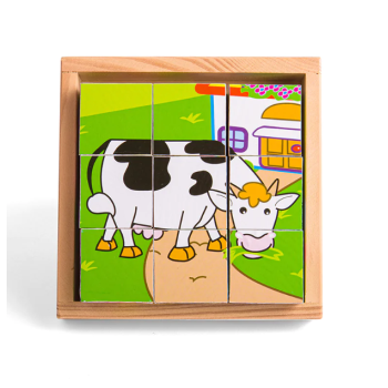 Cubi Puzzle Animali Bigjigs Toys