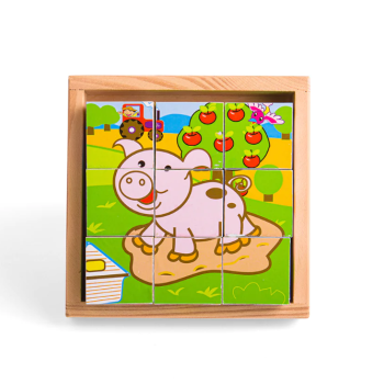 Cubi Puzzle Animali Bigjigs Toys