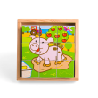 Cubi Puzzle Animali Bigjigs Toys