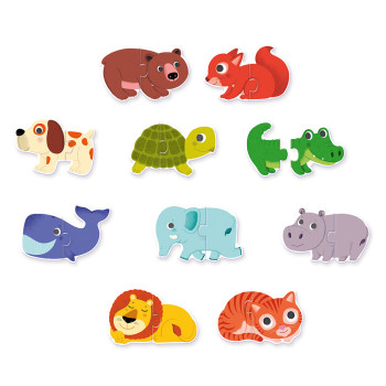 Puzzle Duo Animo Djeco