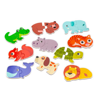 Puzzle Duo Animo Djeco