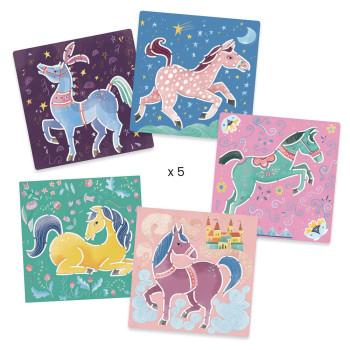 Stencil Horse Djeco