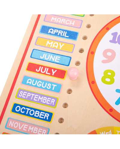 Calendar Clock Bigjigs Toys