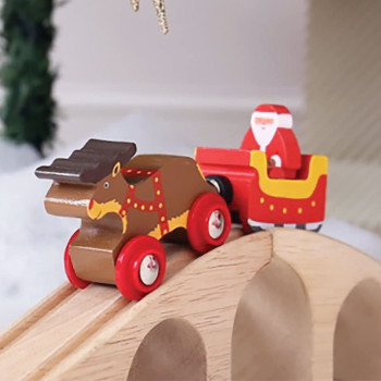 Slitta Babbo Natale Bigjigs Train
