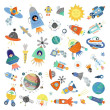 Stickers Viaggio nello spazio Djeco