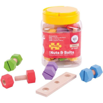Dadi e Bulloni Bigjigs Toys