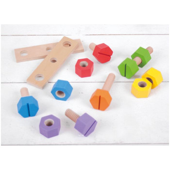 Dadi e Bulloni Bigjigs Toys