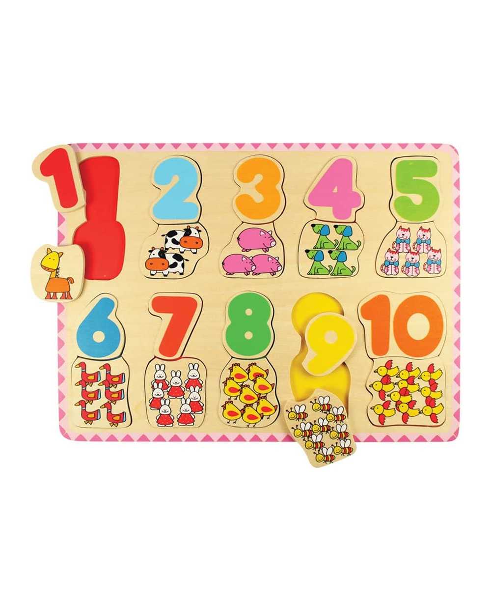 Puzzle Numeri e Colori Bigjigs Toys