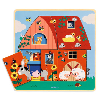 Puzzle Chez Moo Djeco