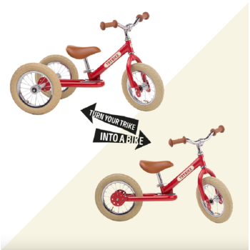 Trybike red + kit ruota Tribike