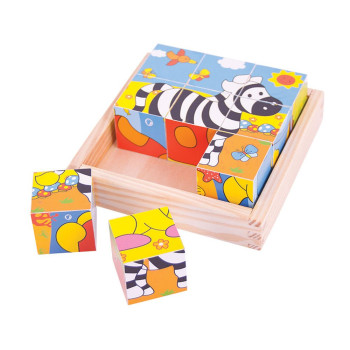 Safari Cubi Puzzle Bigjigs Toys
