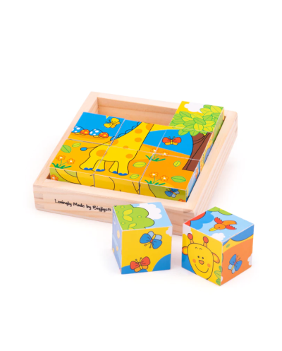 Safari Cubi Puzzle Bigjigs Toys