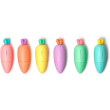6 evidenziatori Carota Legami