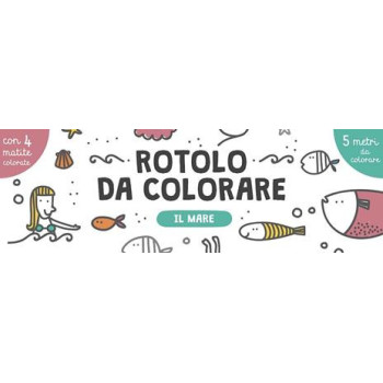 Il mare - Rotolo da colorare IdeeAli