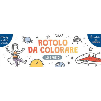 Lo spazio - Rotolo da colorare IdeeAli