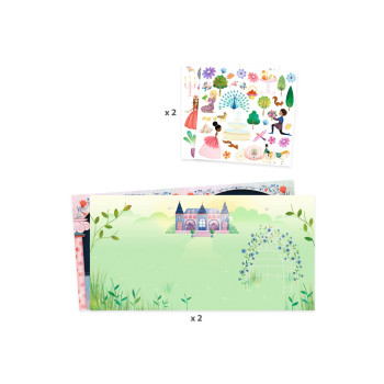 Histoires de Stickers Vita nel castello Djeco