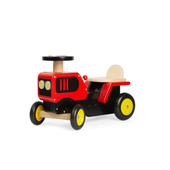 Trattore rosso cavalcabile Bigjigs Toys