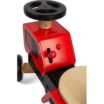 Trattore rosso cavalcabile Bigjigs Toys