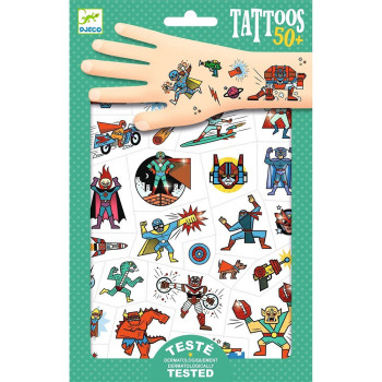 Tattoos Eroi - Mastro Geppetto, giochi e giocattoli creativi