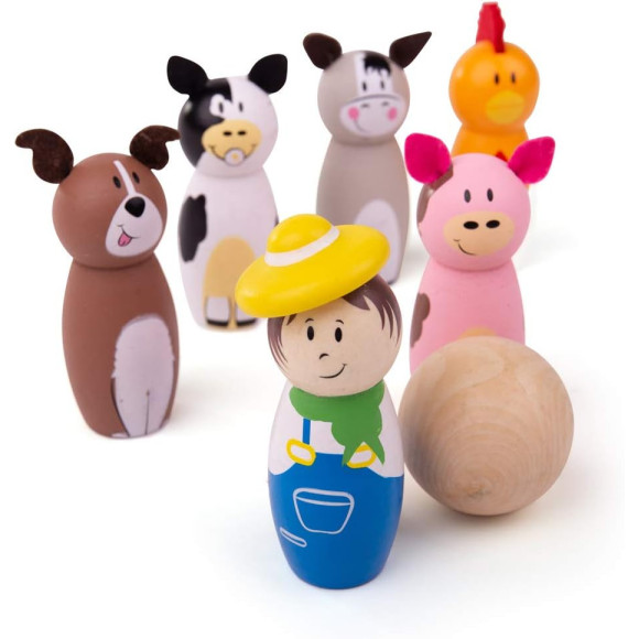 Birilli Fattoria - Mastro Geppetto, giochi e giocattoli creativi