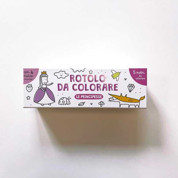 Le Principesse - Rotolo da colorare